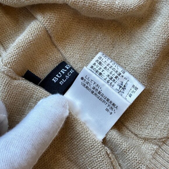 Burberry Black Label Men’s Beige Knit Cardigan - Size M - Picture 10 of 12